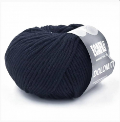 Пряжа Экафил Доломити (Ecafil Dolomiti) цвет 999 чёрный