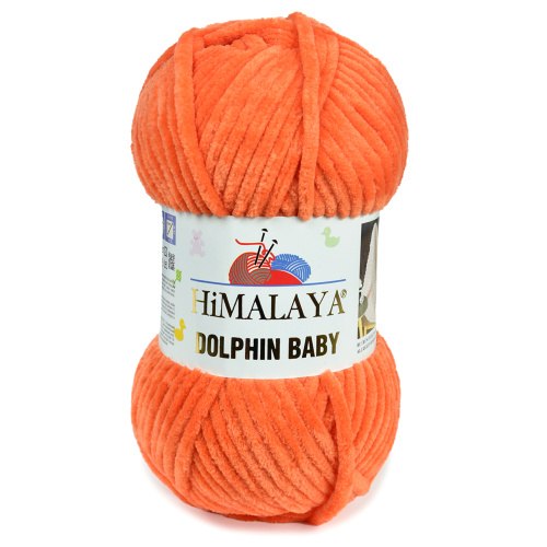 Пряжа Гималая Долфин Беби (Himalaya Dolphin Baby) 80372 морковный