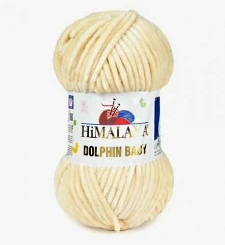 Пряжа Гималая Долфин Беби (Himalaya Dolphin Baby) 80379 светло-бежевый