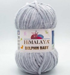 Пряжа Гималая Долфин Беби (Himalaya Dolphin Baby) 80380 стальной серый