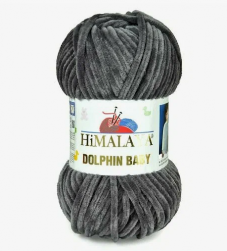 Пряжа Гималая Долфин Беби (Himalaya Dolphin Baby) 80382 графит
