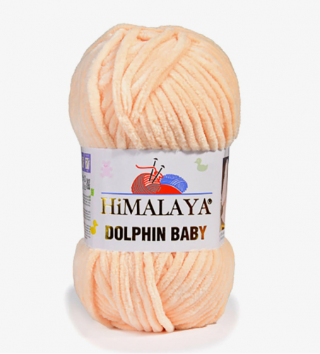 Пряжа Гималая Долфин Беби (Himalaya Dolphin Baby) 80384 бежевая ваниль