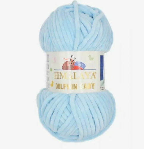 Пряжа Гималая Долфин Беби (Himalaya Dolphin Baby) 80385 небесный
