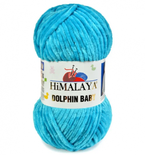 Пряжа Гималая Долфин Беби (Himalaya Dolphin Baby) 80386 лазурь