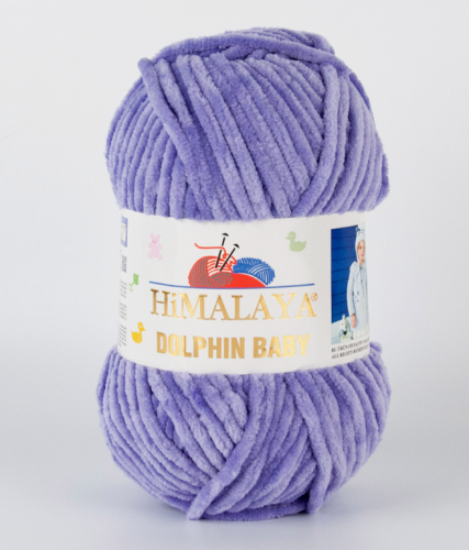 Пряжа Гималая Долфин Беби (Himalaya Dolphin Baby) 80392 фиалка
