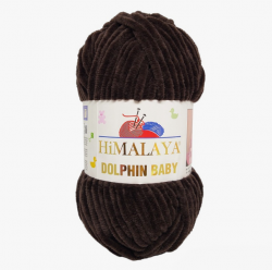 Пряжа Гималая Долфин Беби (Himalaya Dolphin Baby) 80394 тёмно-коричневый