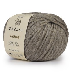 Пряжа Газзал Викинг (Gazzal Viking) цвет 4004 серый