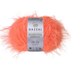 Пряжа Газзал Мэрилин & Мерино (Gazzal Marilyn & Merinos) 8264 королевский коралл