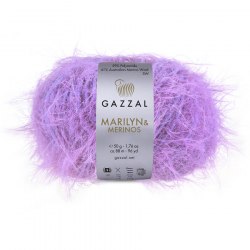 Пряжа Газзал Мэрилин & Мерино (Gazzal Marilyn & Merinos) 8257 фиалковый фреш