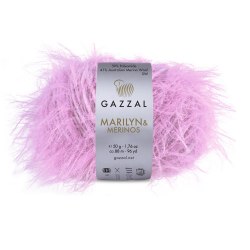 Пряжа Газзал Мэрилин & Мерино (Gazzal Marilyn & Merinos) 8255 розовый кварц