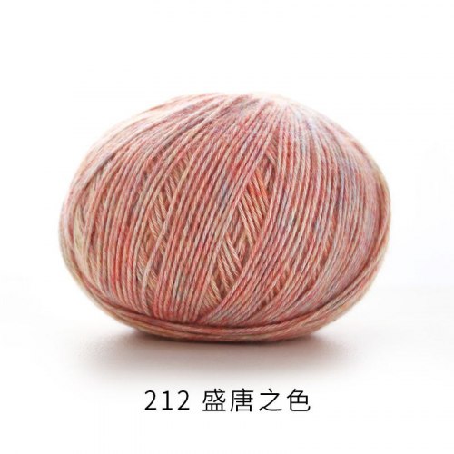 Пряжа Меланжевый хлопок с полиамидом цвет 212
