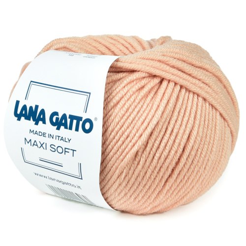 Пряжа Лана Гатто Макси Софт (Lana Gatto Maxi Soft) 14621 нежный персик
