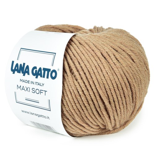 Пряжа Лана Гатто Макси Софт (Lana Gatto Maxi Soft) 20693 верблюжий