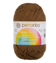 Пряжа Пехорка Детская новинка 887 орех