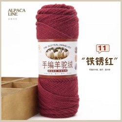 Пряжа Австралийская Альпака цвет 11 кирпичный