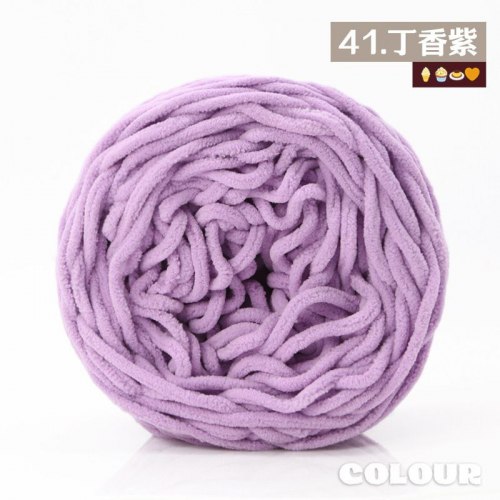 Пряжа Плюшевая (велюровая) цвет 41