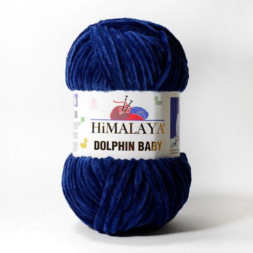 Пряжа Гималая Долфин Беби (Himalaya Dolphin Baby) 80321 тёмно-синий