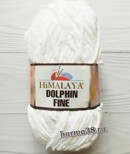 Пряжа Гималая Долфин Файн (Himalaya Dolphin Fine) 80501 белый