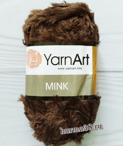 Пряжа Ярнарт Минк (YarnArt Mink) 333 коричневый