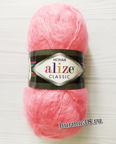 Пряжа Ализе Мохер Классик Нью (Alize Mohair Classic New) 170 розовый леденец