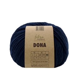 Пряжа Фибра Натура Дона (Fibra Natura Dona) 106-25 тёмно-синий
