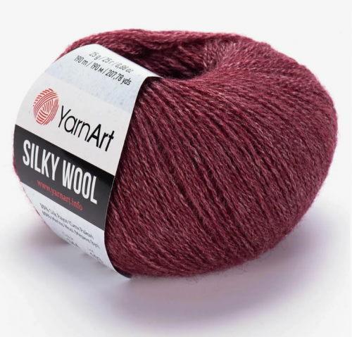 Пряжа Ярнарт Силки Вул (YarnArt Silky wool) цвет 344
