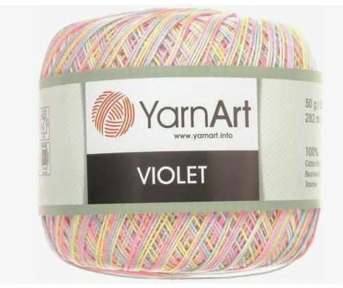 Пряжа Ярнарт Виолет Меланж (YarnArt Violet Melange) цвет 3194