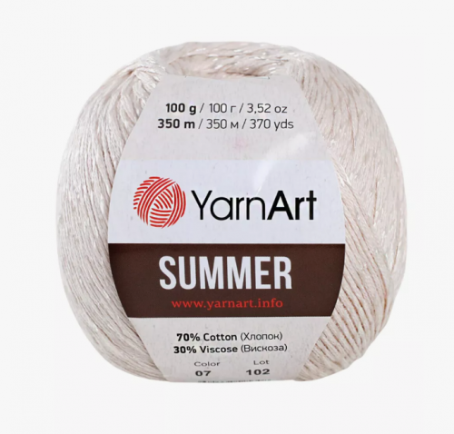Пряжа Яранрт Саммер (Summer) цвет 07
