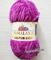 Пряжа Гималая Долфин Беби (Himalaya Dolphin Baby) 80358 пурпурный