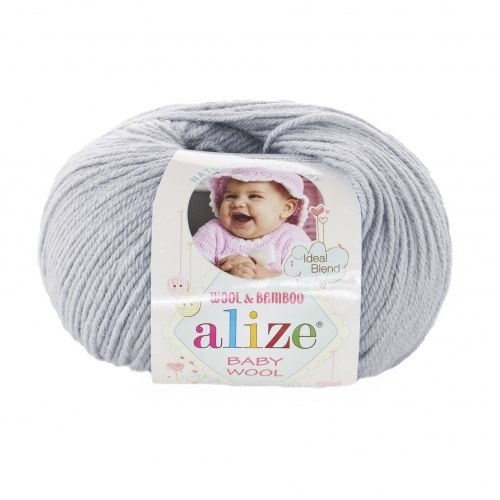 Пряжа Ализе Бейби Вул (Alize Baby Wool) 52 талая вода
