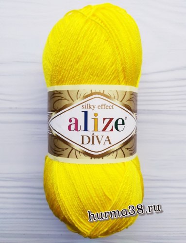 Пряжа Ализе Дива (Alize Diva) 110 цыплёнок