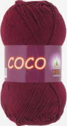 Пряжа Вита Коко (Vita Coco) 4332 винный