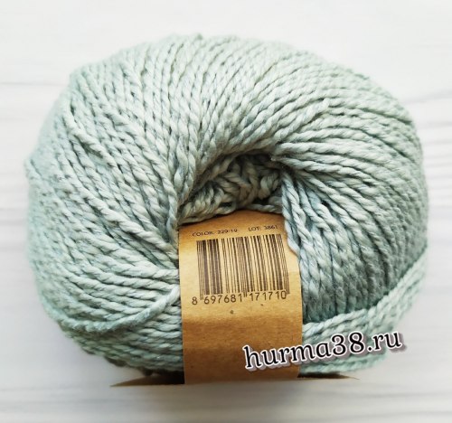 Пряжа Фибра Натура Папирус (Fibra Natura Papyrus) 229-19 лазурный