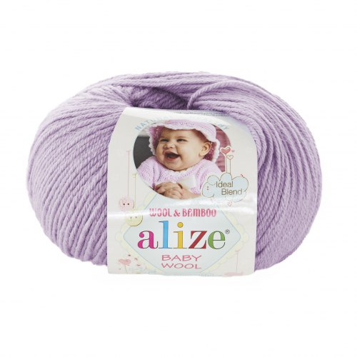 Пряжа Ализе Бейби Вул (Alize Baby Wool) 146 лиловый