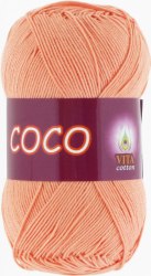 Пряжа Вита Коко (Vita Coco) 3883 персиковый