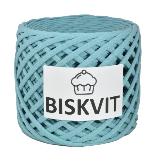Трикотажная пряжа Бисквит (BISKVIT) цвет Пыльная мята