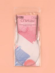Спицы круговые на тросике №4 40см