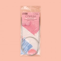Спицы круговые на тросике №2,5 80 см