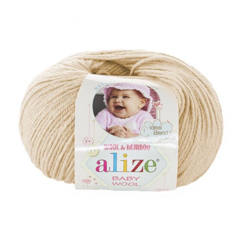 Пряжа Ализе Бейби Вул (Alize Baby Wool) 310 медовый