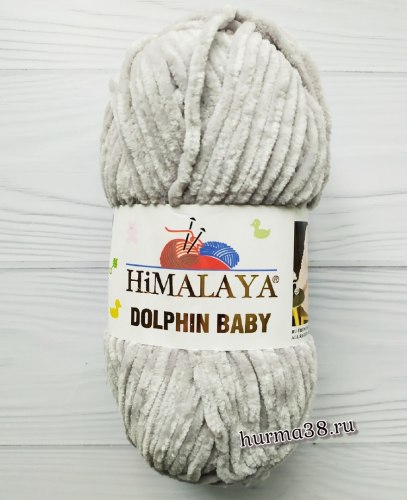 Пряжа Гималая Долфин Беби (Himalaya Dolphin Baby) 80357 пепельный