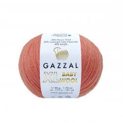 Пряжа Газзал Бейби Вул XL (Gazzal Baby Wool XL) 819XL коралл
