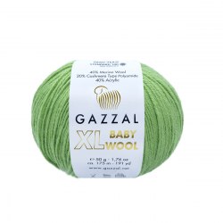 Пряжа Газзал Бейби Вул XL (Gazzal Baby Wool XL) 838XL липа