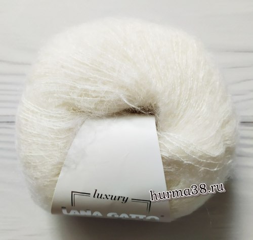 Пряжа Лана Гатто Силк Мохер (Lana Gatto Silk Mohair) 6027 белый