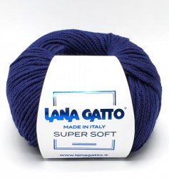 Пряжа Лана Гатто Супер Софт (Lana Gatto Super Soft) 13856 синий