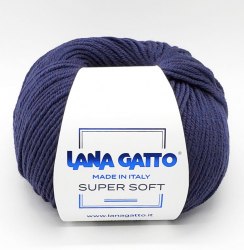 Пряжа Лана Гатто Супер Софт (Lana Gatto Super Soft) 13607 глубина океана