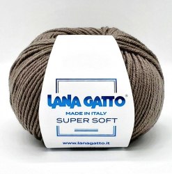 Пряжа Лана Гатто Супер Софт (Lana Gatto Super Soft) 13777 тауп