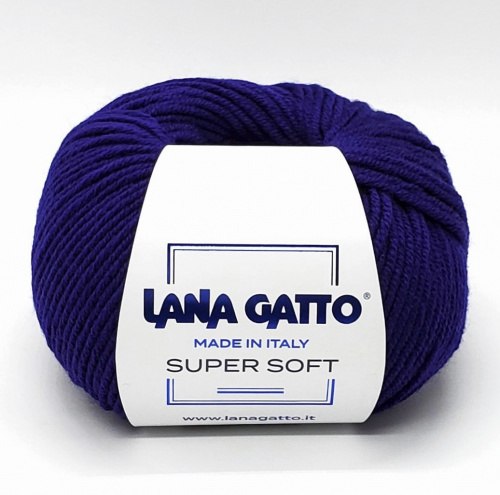 Пряжа Лана Гатто Супер Софт (Lana Gatto Super Soft) 14339 сапфир