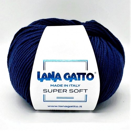 Пряжа Лана Гатто Супер Софт (Lana Gatto Super Soft) 5522 тёмно-джинсовый