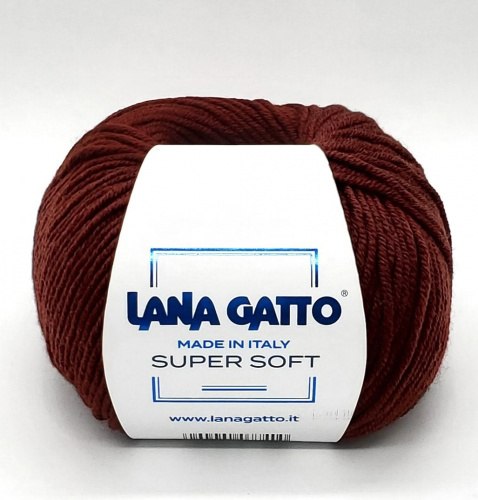 Пряжа Лана Гатто Супер Софт (Lana Gatto Super Soft) 14526 красное вино