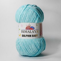 Пряжа Гималая Долфин Беби (Himalaya Dolphin Baby) 80335 светлая бирюза